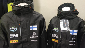 Suomen pilkkimaajoukkueelle takit Pohjoismaiden mestaruuskisoihin