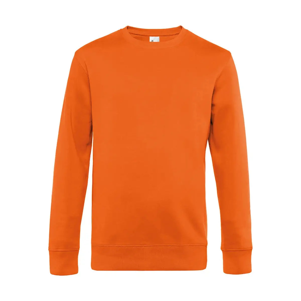 B&C KING Crew Neck_° Collegepusero - Oranssi (Pure Orange) / XS - Yritystekstiilit