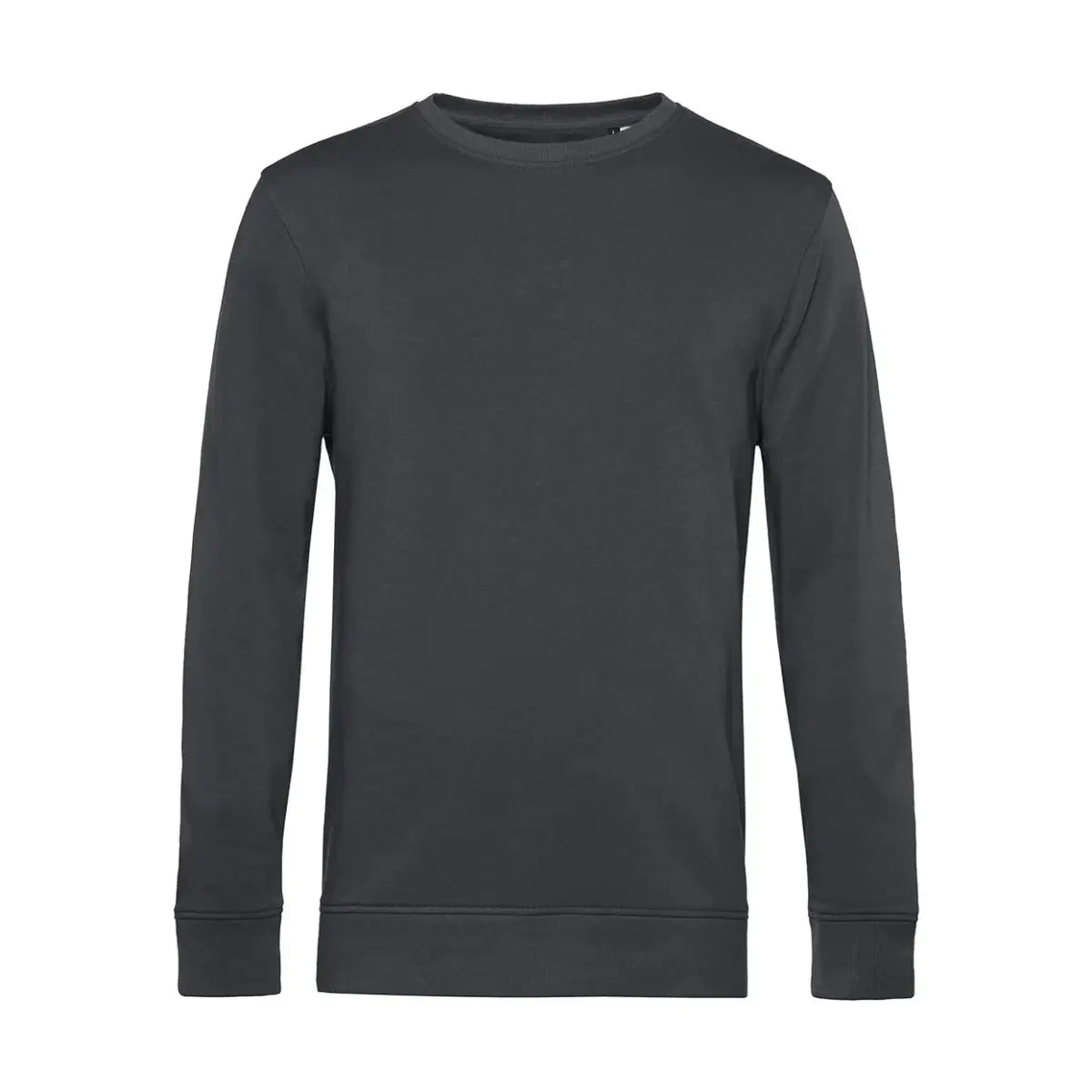 B&C Organic Inspire Crew Neck_° College - Harmaa (Asphalt) / XS - Yritystekstiilit