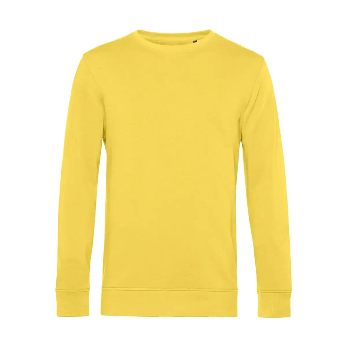 B&C Organic Inspire Crew Neck_° College - Keltainen (Yellow Fizz) / XS - Yritystekstiilit