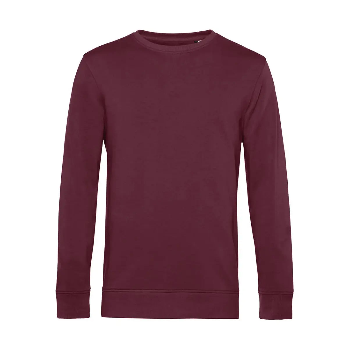 B&C Organic Inspire Crew Neck_° College - Punainen (Burgundy) / XS - Yritystekstiilit
