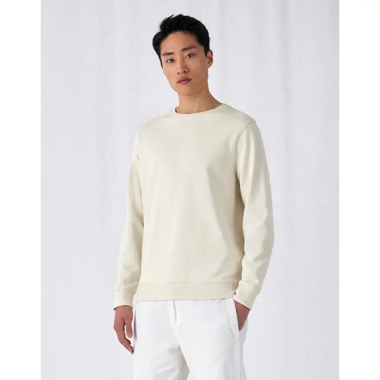 B&C Organic Inspire Crew Neck_° College - Valkoinen / XS - Yritystekstiilit