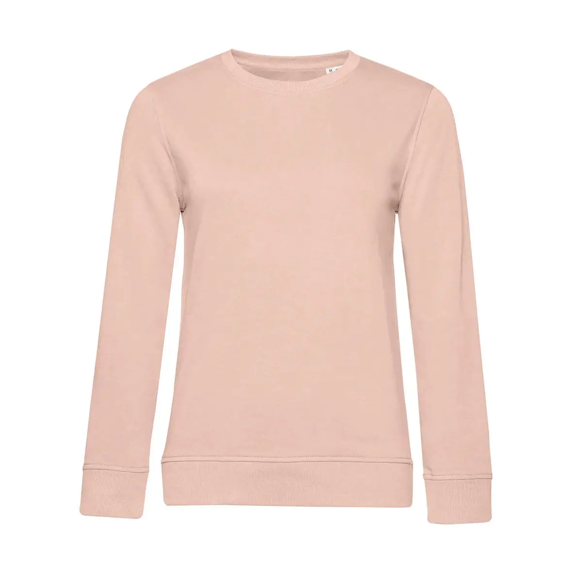 B&C Organic Inspire Crew Neck _° Naisten Collegepaita - Punainen (Soft Rose) / XS - Yritystekstiilit