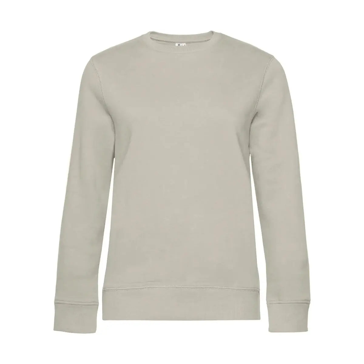 B&C QUEEN Crew Neck_° Collegepaita - Harmaa (Fog Grey) / XS - Yritystekstiilit