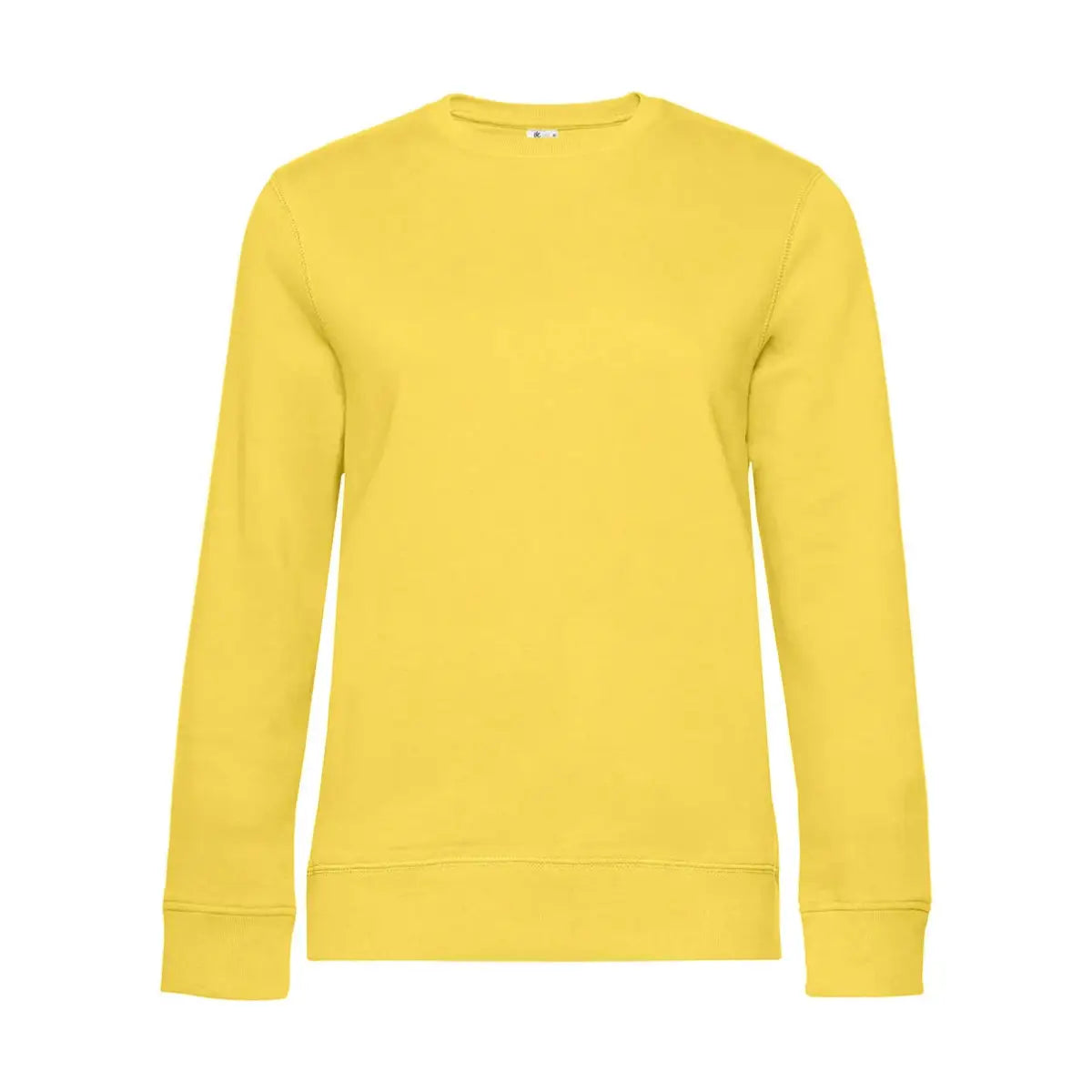 B&C QUEEN Crew Neck_° Collegepaita - Keltainen (Yellow Fizz) / XS - Yritystekstiilit