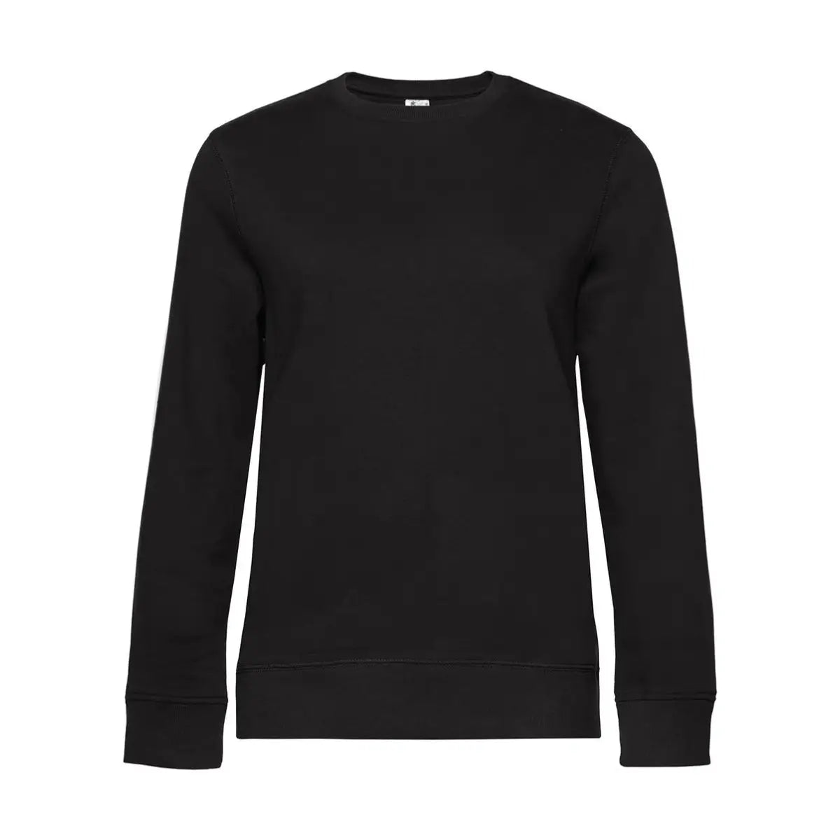 B&C QUEEN Crew Neck_° Collegepaita - Musta (Pure Black) / XS - Yritystekstiilit