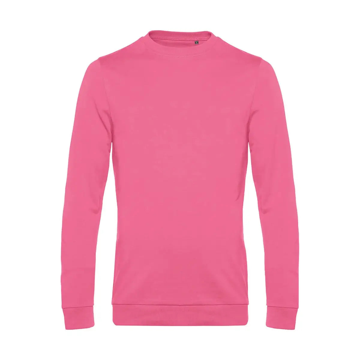 B&C #Set In French Terry College - Punainen (Fizz Pink) / XS - Yritystekstiilit