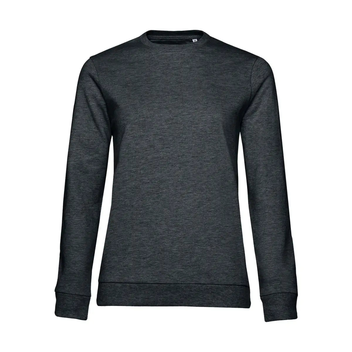 B&C #Set In French Terry Naisten College - Harmaa (Heather Asphalt) / XS - Yritystekstiilit