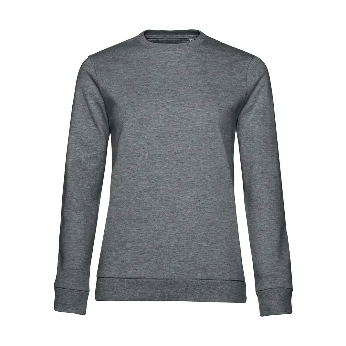 B&C #Set In French Terry Naisten College - Harmaa (Heather Mid Grey) / XS - Yritystekstiilit