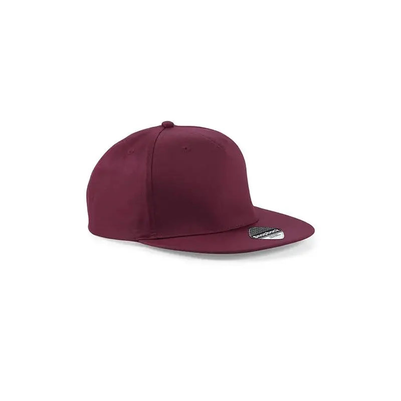 Beechfield 5 Paneeli B610 Lippalakki omalla painatuksella - Punainen (Burgundy) - Yritystekstiilit