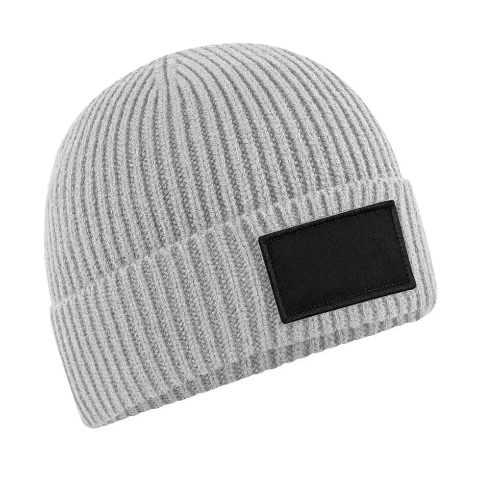 Beechfield Patch pipo kierrätetystä polyesteristä B442R - Harmaa (Light Grey) - Yritystekstiilit