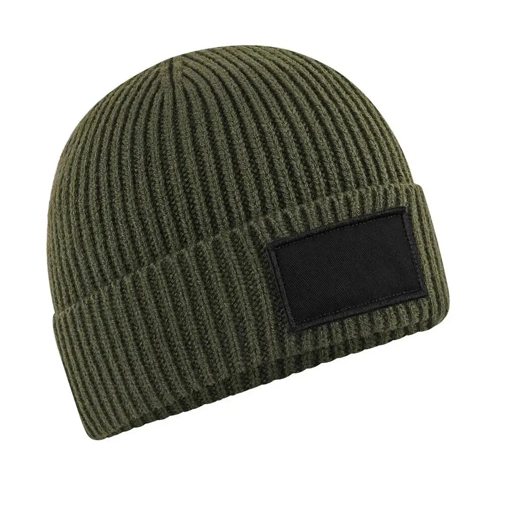 Beechfield Patch pipo kierrätetystä polyesteristä B442R - Vihreä (Military Green) - Yritystekstiilit