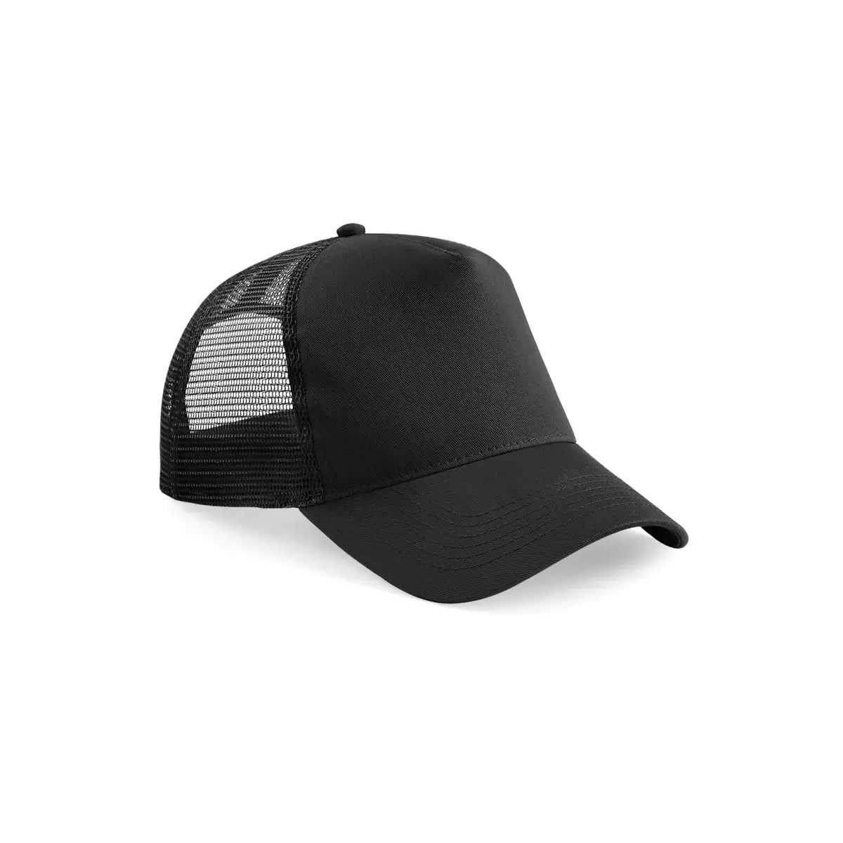 Beechfield Snapback Trucker B640 Lippalakki omalla logolla - Musta - Yritystekstiilit