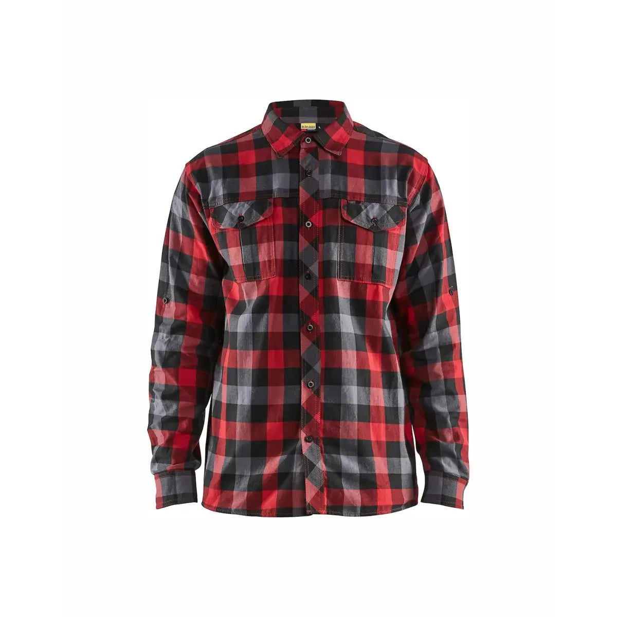 Blåkläder Flanellipaita 32991152 - Punainen/Musta / XL - Blåkläder työvaatteet