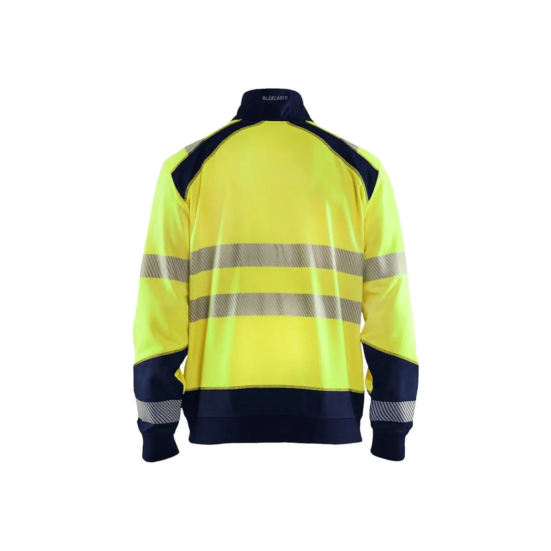 Blåkläder Highvis collegepaita lyhyellä vetoketjulla 35562528 - Huomiokeltainen/Mariininsininen / 4XL - Blåkläder
