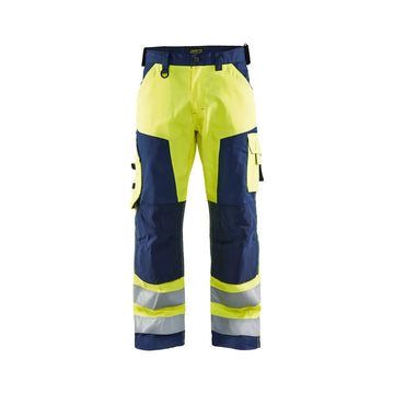 Blåkläder Highvis housut 15661811 - Huomiokeltainen/Mariininsininen / C46 - Työvaatteet