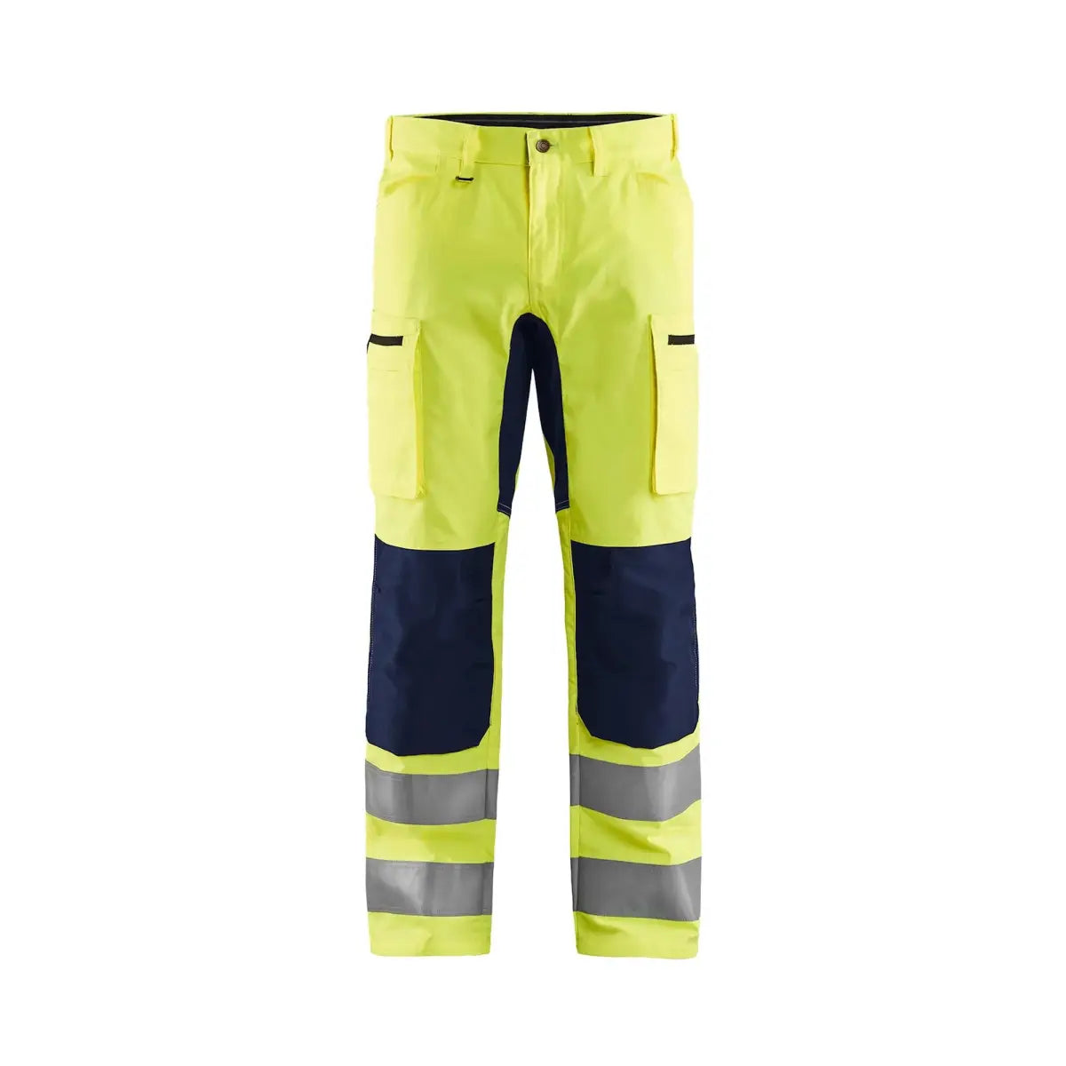 Blåkläder Highvis housut Stretch 15851811 - Huomiokeltainen/Mariininsininen / C54 - Työvaatteet