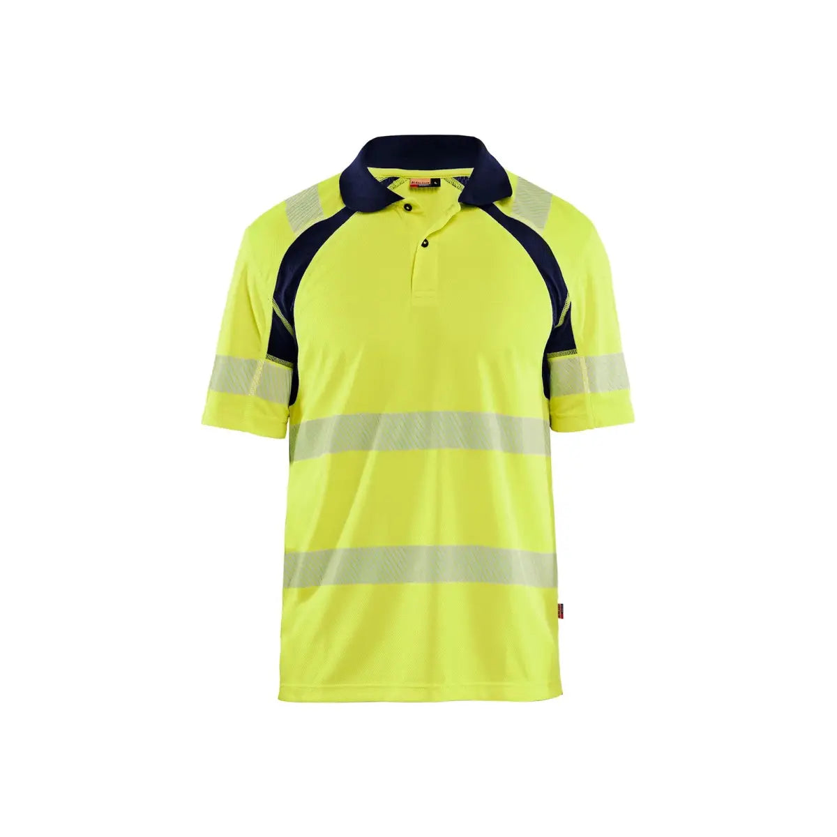 Blåkläder Highvis pikeepaita UV-suoja 35951013 - Huomiokeltainen/Mariininsininen / M - Blåkläder työvaatteet