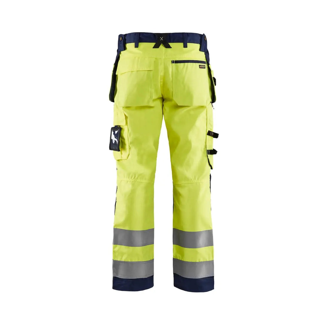 Blåkläder Highvis riipputaskuhousut 15681811 - Huomiokeltainen/Mariininsininen / C54 - Työvaatteet