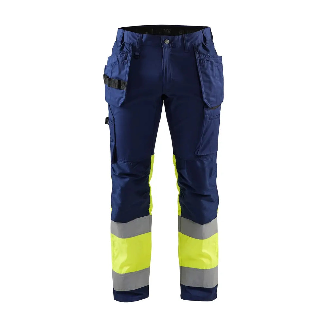 Blåkläder Highvis riipputaskuhousut stretch 15581811 - Mariininsininen/Huomiokeltainen / D92 - Työvaatteet