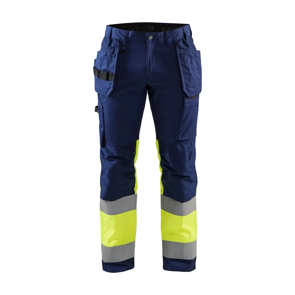 Blåkläder Highvis riipputaskuhousut stretch 15581811 - Mariininsininen/Huomiokeltainen / D92 - Työvaatteet