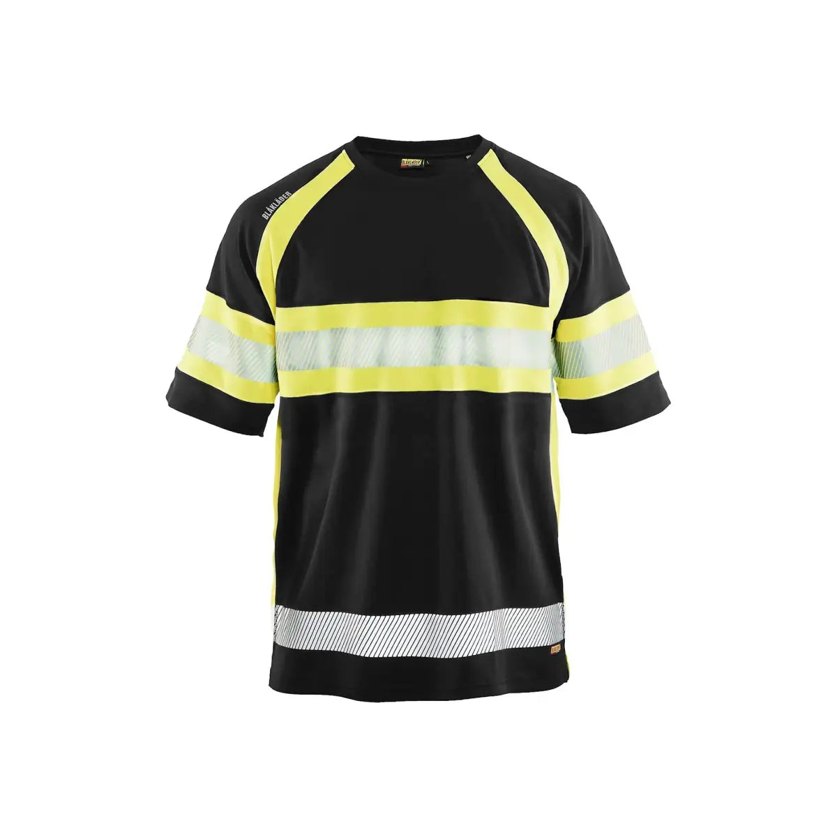 Blåkläder Highvis t-paita UV-suoja 33371051 - Musta/Huomiokeltainen / XXXL - Blåkläder työvaatteet