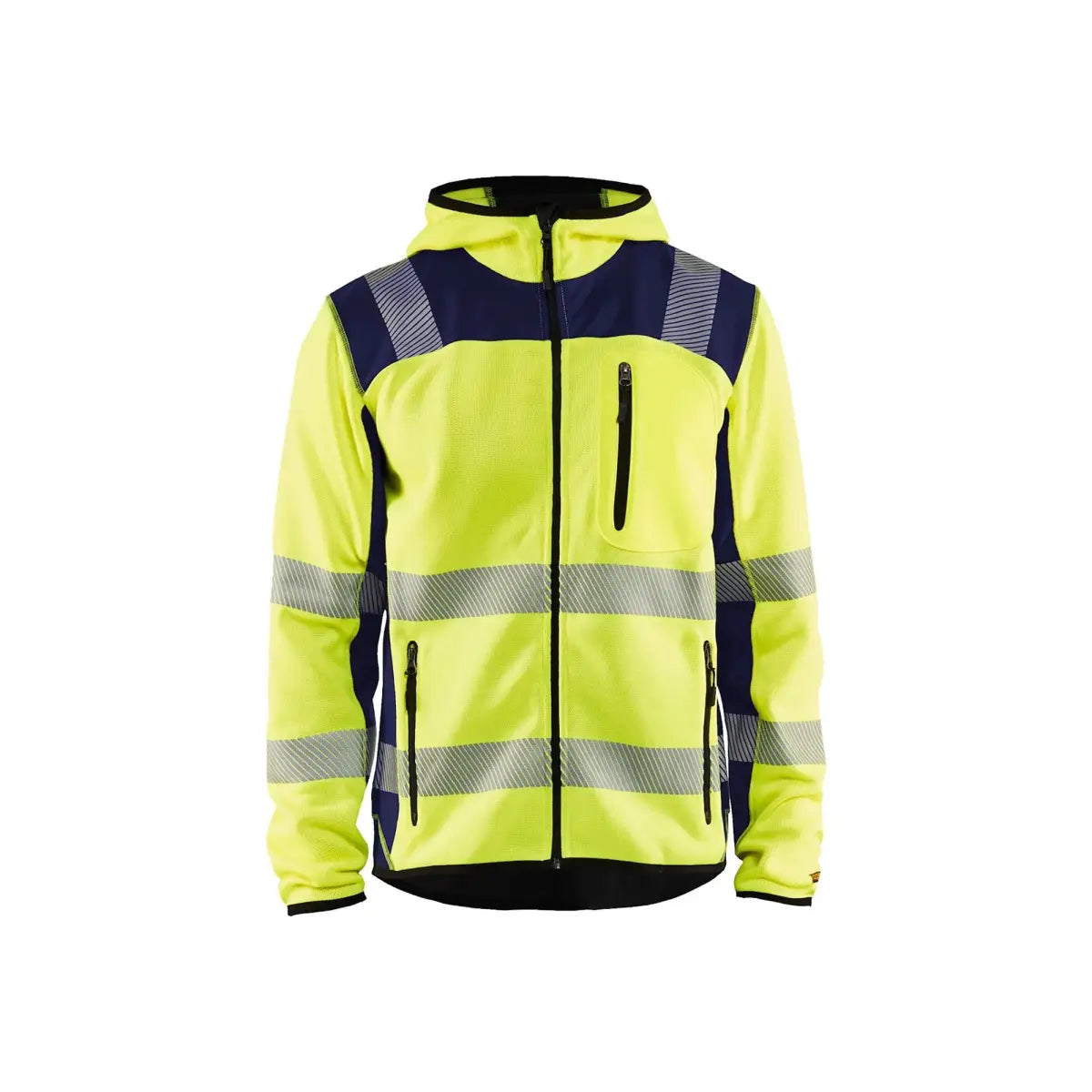 Blåkläder Highvis takki neulottu 49232120 - Huomiokeltainen/Mariininsininen / M - Blåkläder työvaatteet