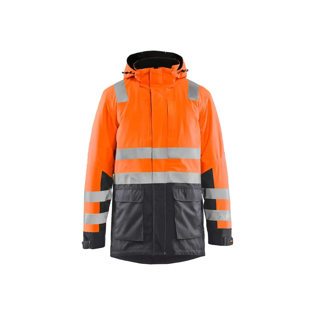 Blåkläder Highvis talviparka 44951987 - Huomio-oranssi/Grafiitinharmaa / M - Blåkläder työvaatteet