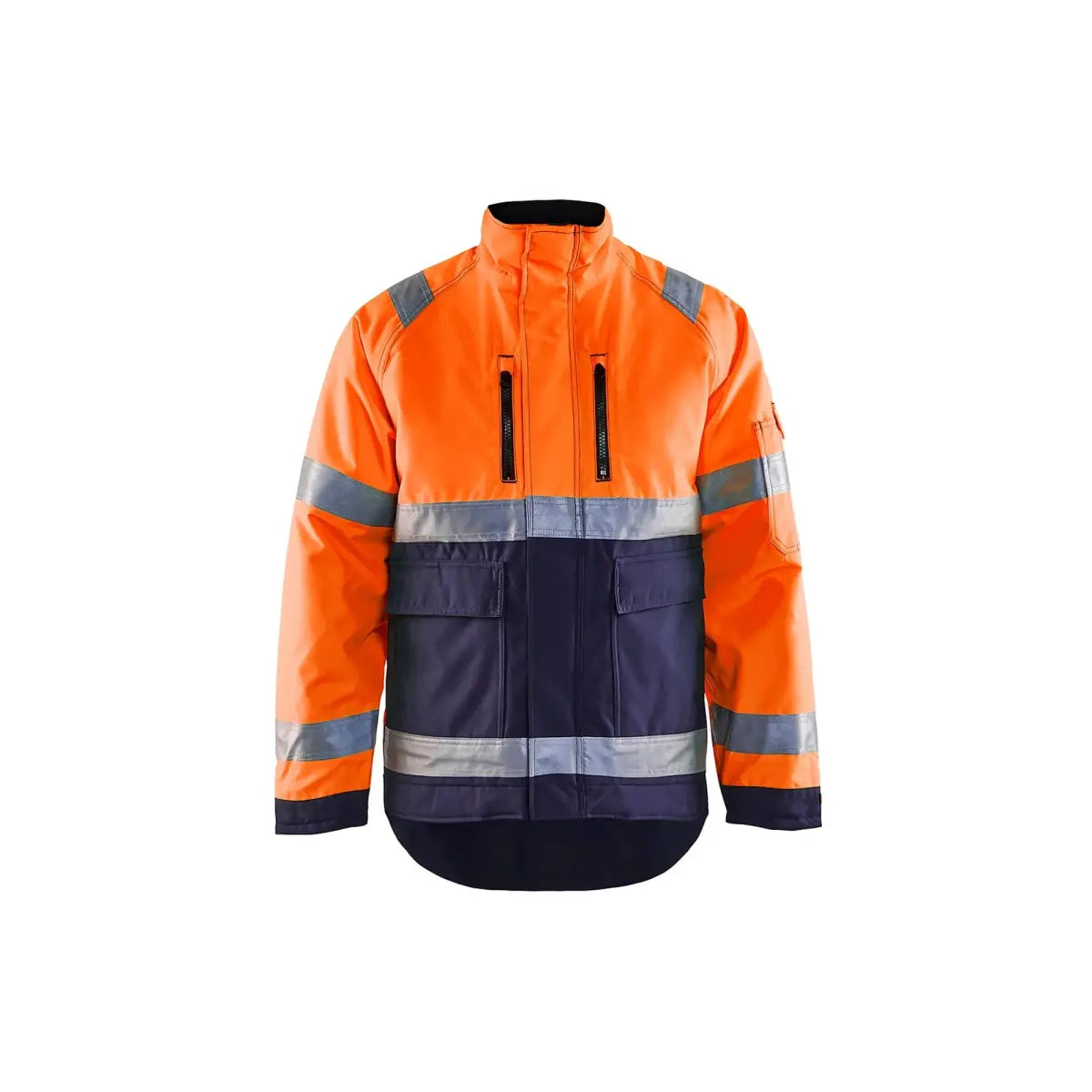 Blåkläder Highvis talvitakki 48271977 - Huomio-oranssi/Mariininsininen / 4XL - Blåkläder työvaatteet