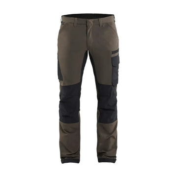 Blåkläder Housut 4-way stretch 14221645 - Tumma oliivinvihreä/Musta / C46 - Työvaatteet