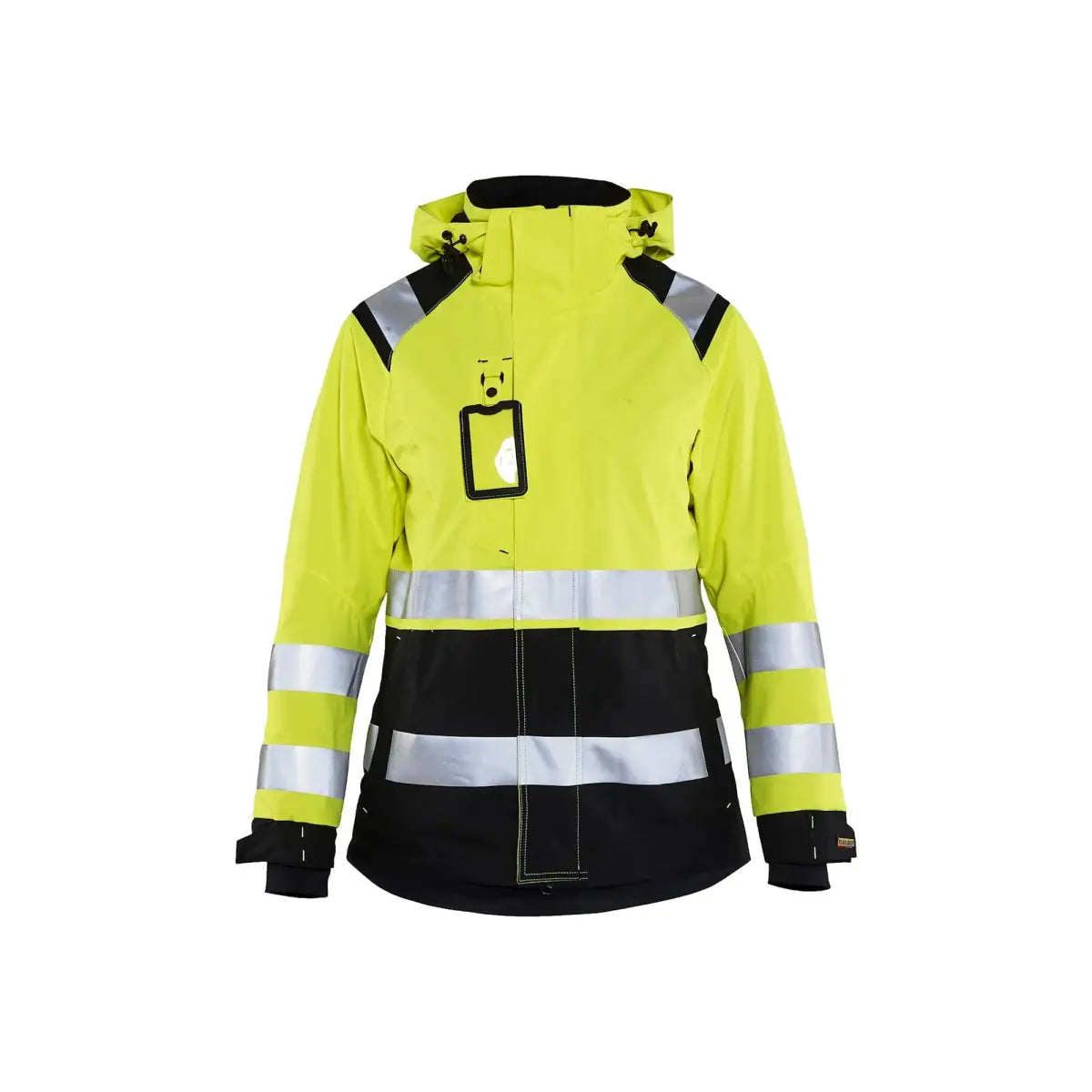 Blåkläder Naisten highvis kuoritakki 49041987 - Huomiokeltainen/Musta / S - Blåkläder työvaatteet
