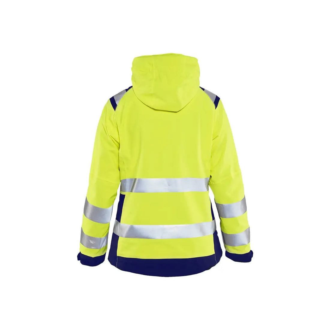 Blåkläder Naisten highvis kuoritakki 49041987 - Huomiokeltainen/Mariininsininen / XXXL - Blåkläder työvaatteet