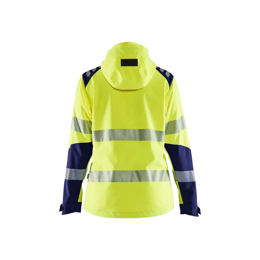 Blåkläder Naisten Highvis Softshell-takki 47912513 - Huomiokeltainen/Mariininsininen / L - Blåkläder työvaatteet