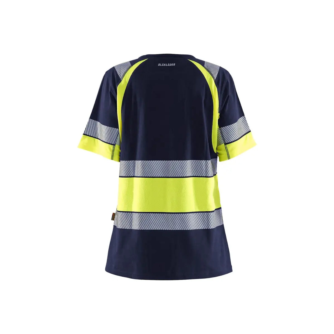 Blåkläder Naisten Highvis t-paita 34101030 - Mariininsininen/Huomiokeltainen / M - Blåkläder työvaatteet