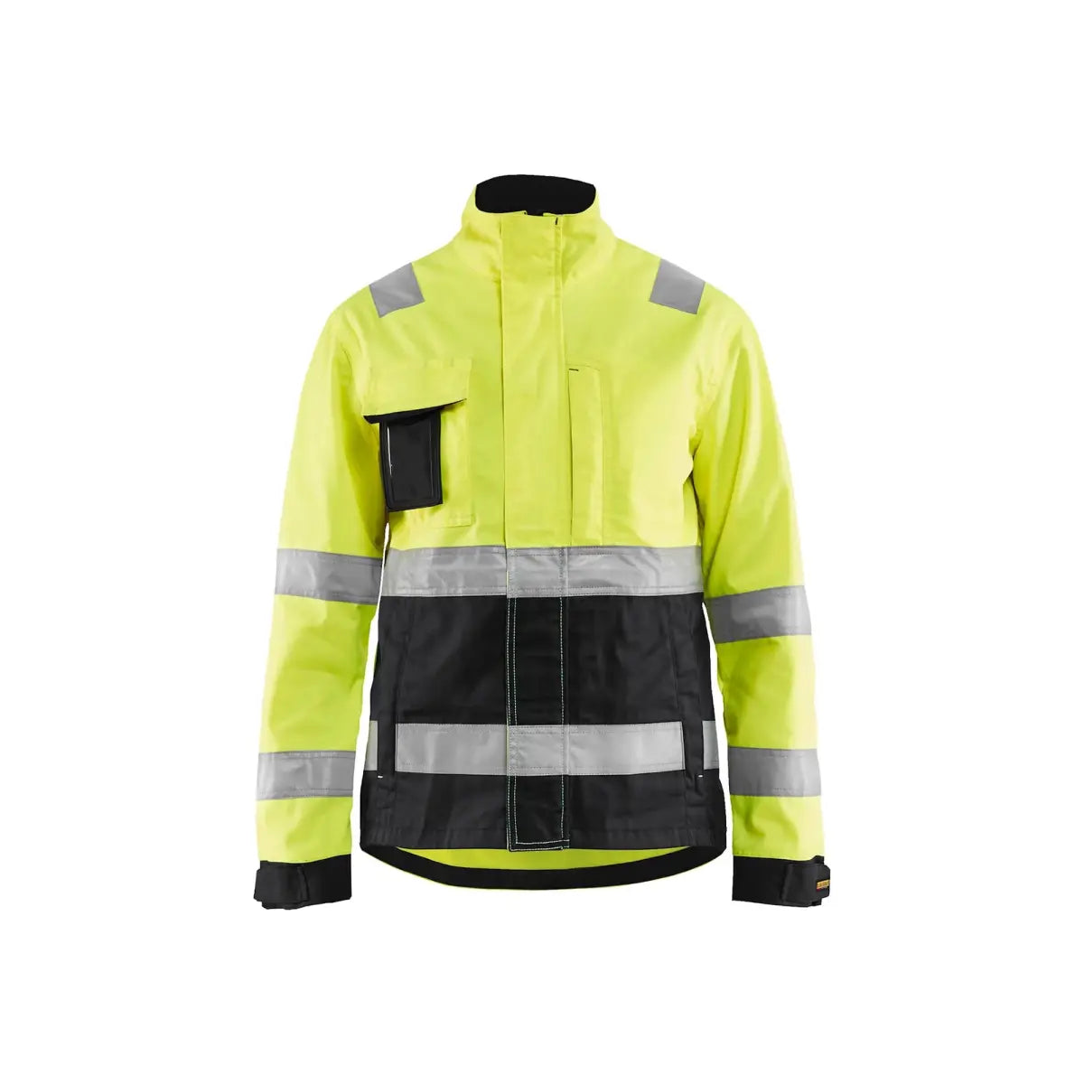Blåkläder Naisten highvis takki 49031811 - Huomiokeltainen/Musta / S - Blåkläder työvaatteet