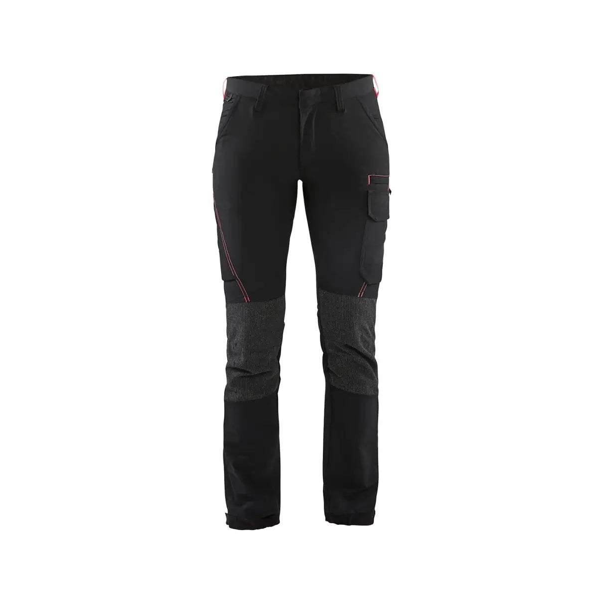 Blåkläder Naisten housut 4-way stretch 71221645 - musta/punainen / D21 - Blåkläder työvaatteet