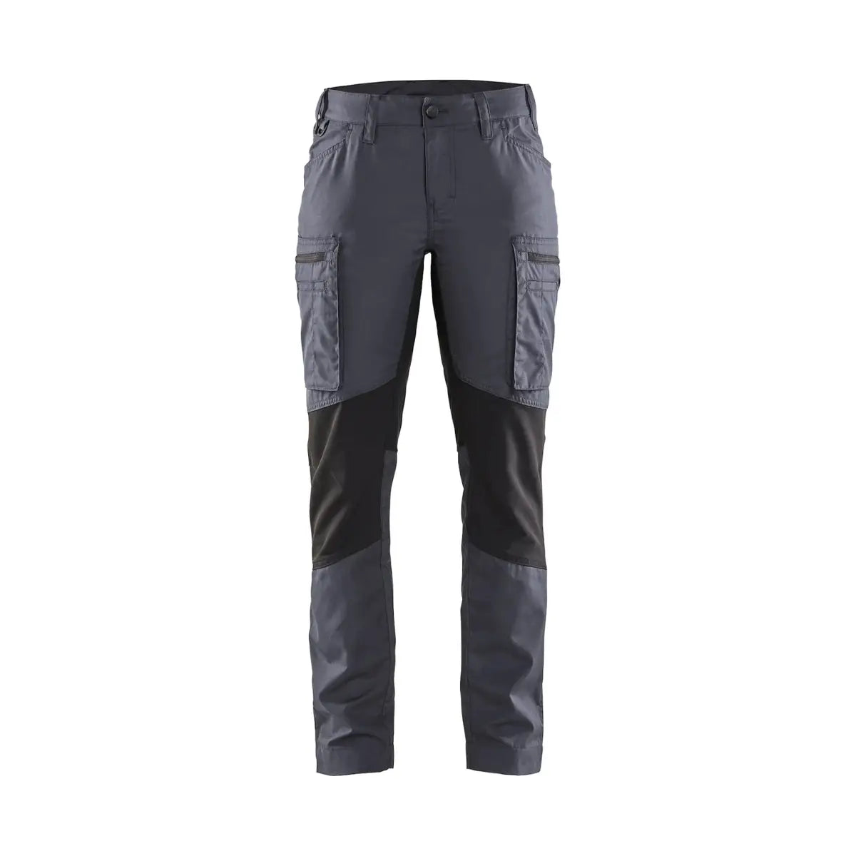 Blåkläder Naisten housut Stretch 71591845 - harmaa/ Musta / C34 - Blåkläder työvaatteet