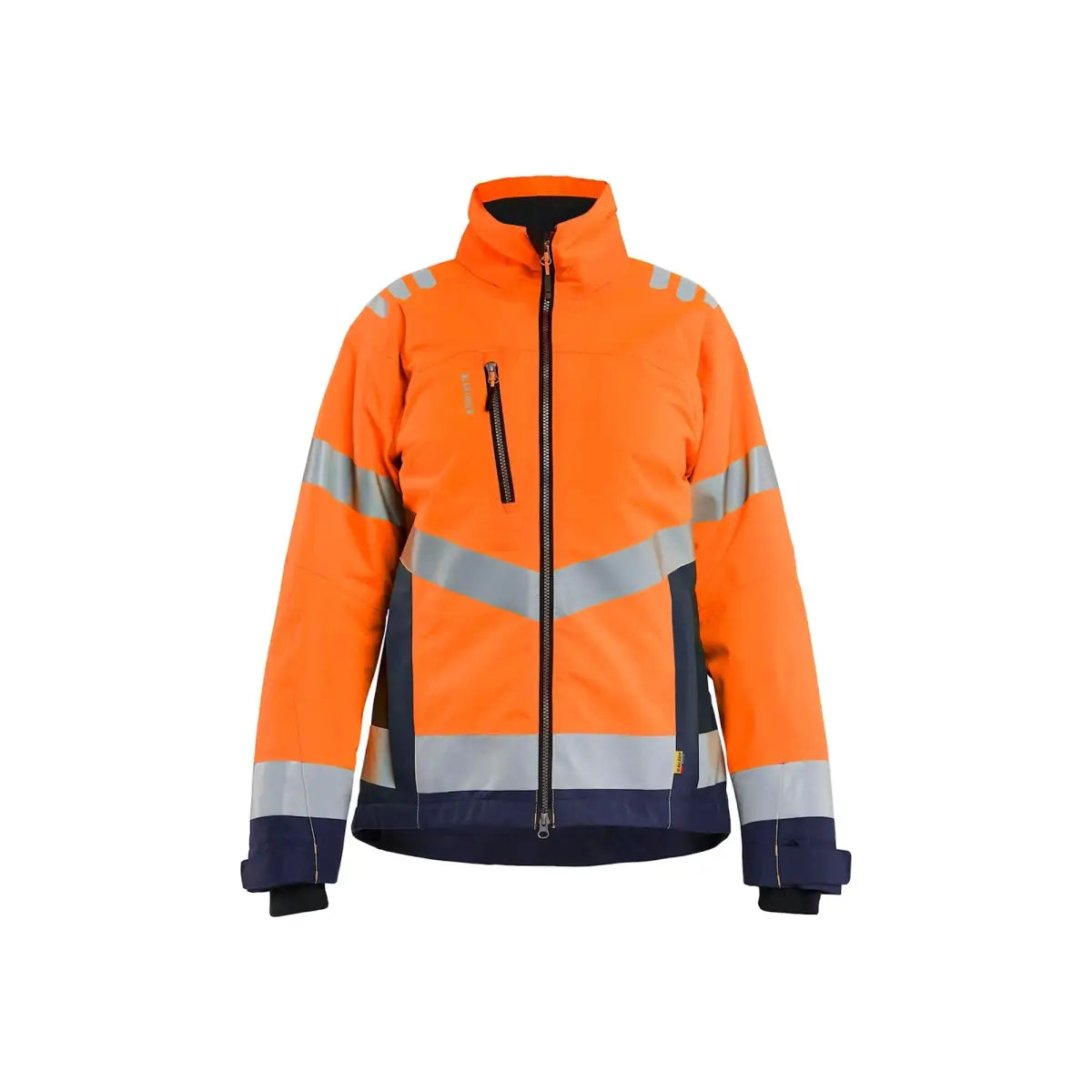 Blåkläder Naisten Talvitakki kevyellä vuorella High-Vis 47621977 - Huomio-oranssi/Mariininsininen / XXXL - Blåkläder