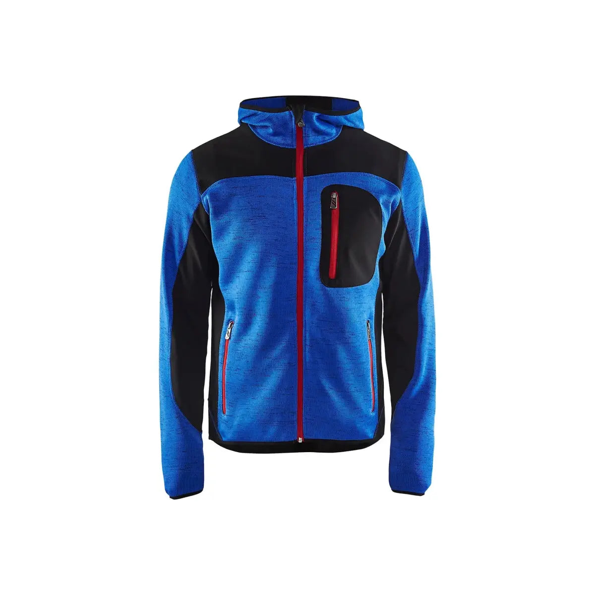 Blåkläder Neulottu softshell-takki 49302117 - Keskisininen/Musta / XS - Blåkläder työvaatteet