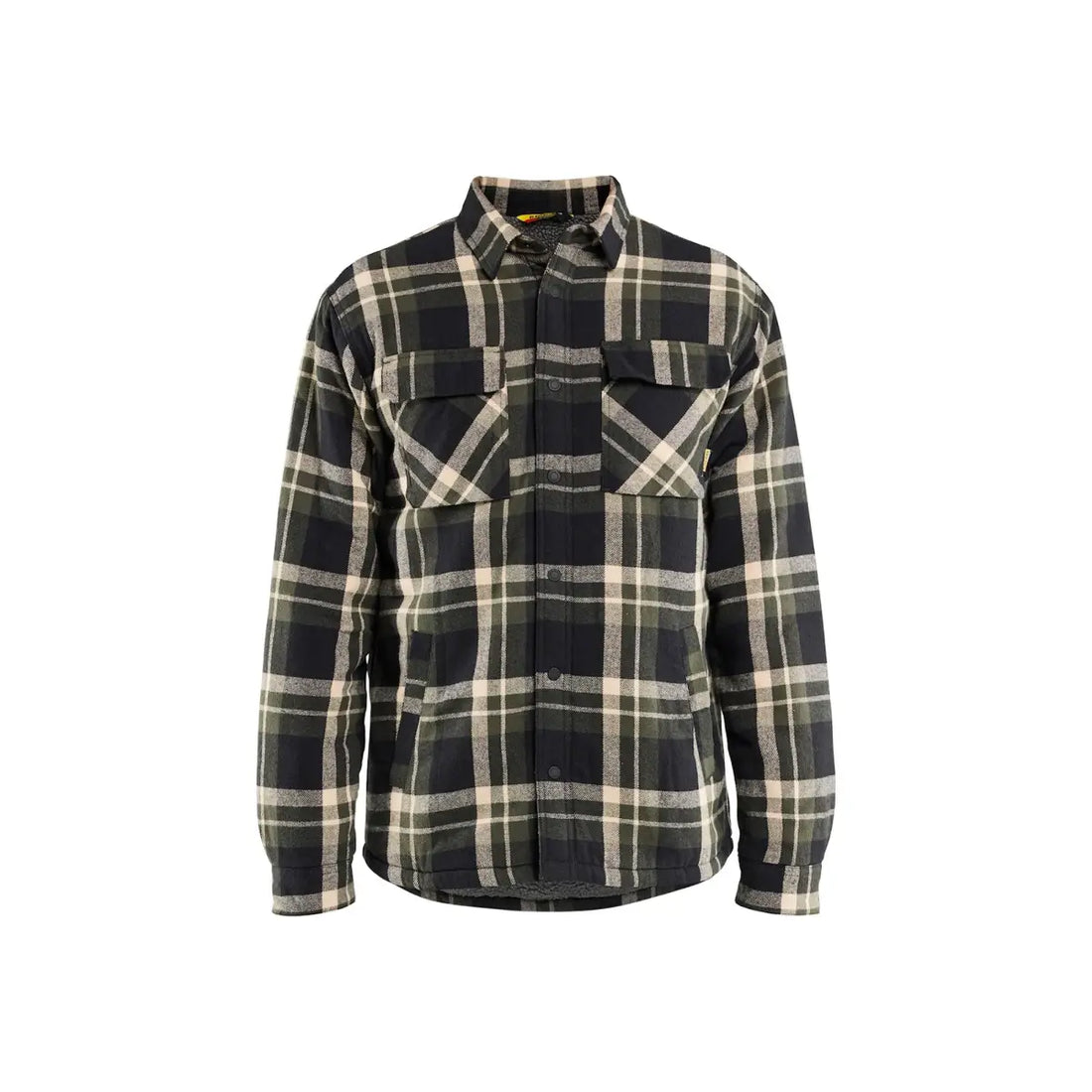 Blåkläder Pilé-vuorattu flanellipaita 47041168 - Metsänvihreä/Musta / M - Blåkläder työvaatteet