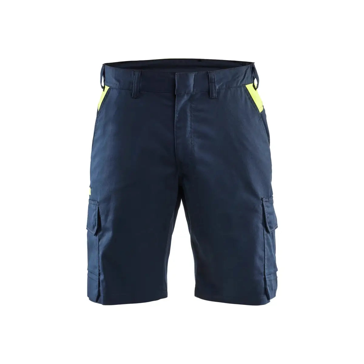 Blåkläder Shortsit stretch 14461832 - Tumma mariininsininen/Huomiokeltainen / C46 - Työvaatteet