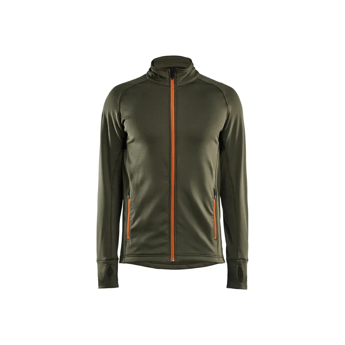 Blåkläder STRIKER Fleecetakki 47352539 - Metsän vihreä/Ruosteenpunainen / L - Blåkläder työvaatteet