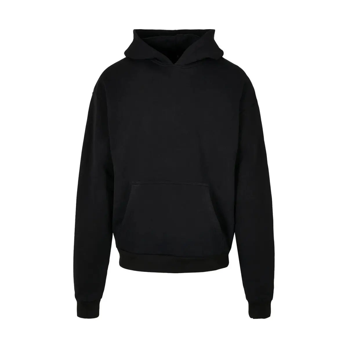 Build Your Brand Ultrapaksu puuvillainen huppari - Musta / XS - Yritystekstiilit