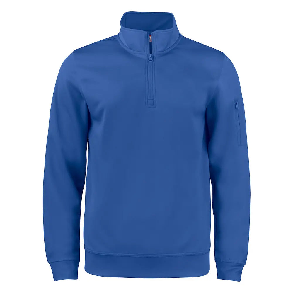 Clique Basic Active Half Zip College - Sininen (Royal Blue) / 4XL - Yritystekstiilit