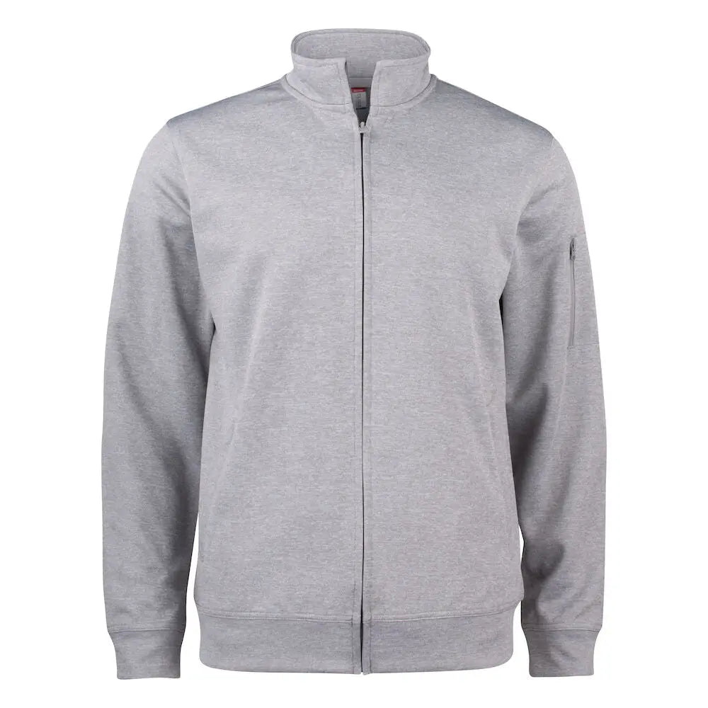 Clique Basic Active Lankavärjätty Collegetakki - Harmaa (Heather Grey) / 4XL - Yritystekstiilit