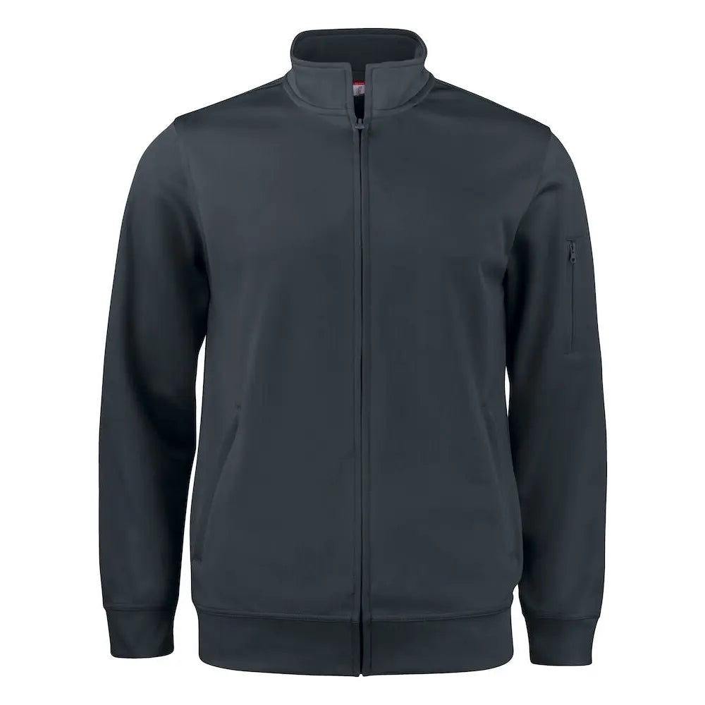 Clique Basic Active Lankavärjätty Collegetakki - Musta / 4XL - Yritystekstiilit