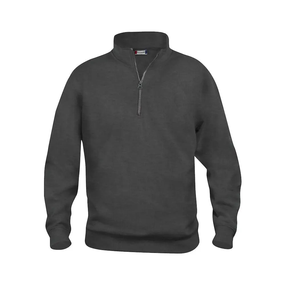 Clique Basic Collegepaita - Harmaa (Heather Anthracite Grey) / XS - Yritystekstiilit
