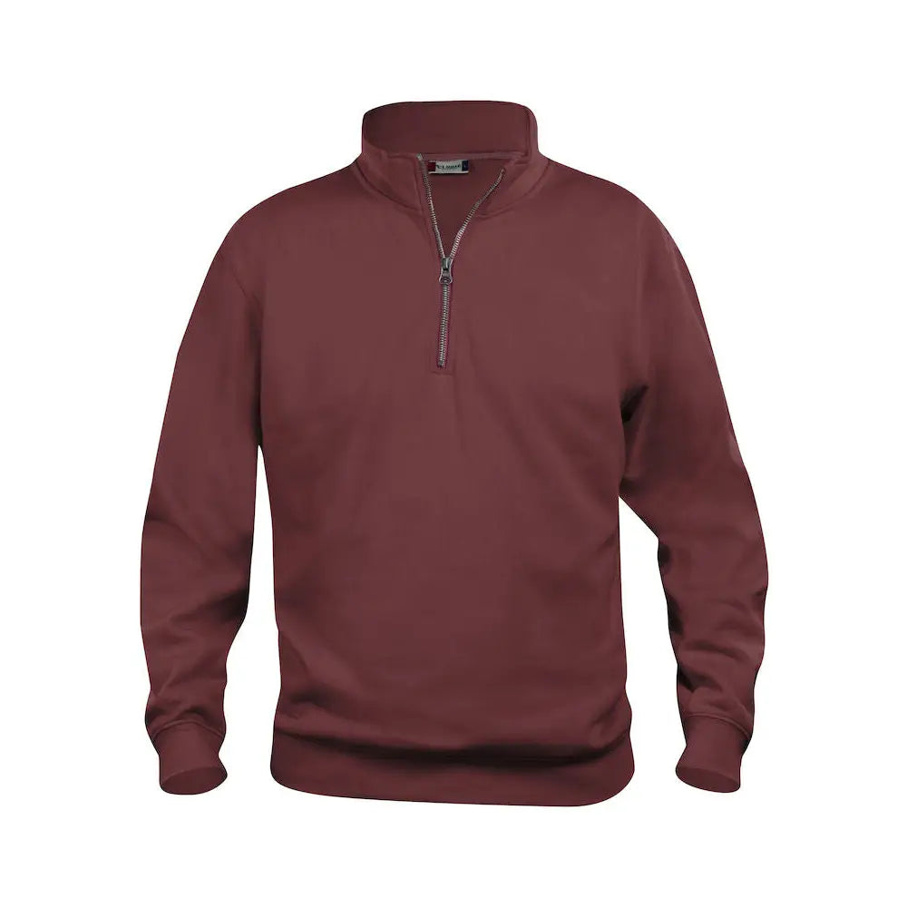 Clique Basic Collegepaita - Punainen (Wine Red) / XS - Yritystekstiilit