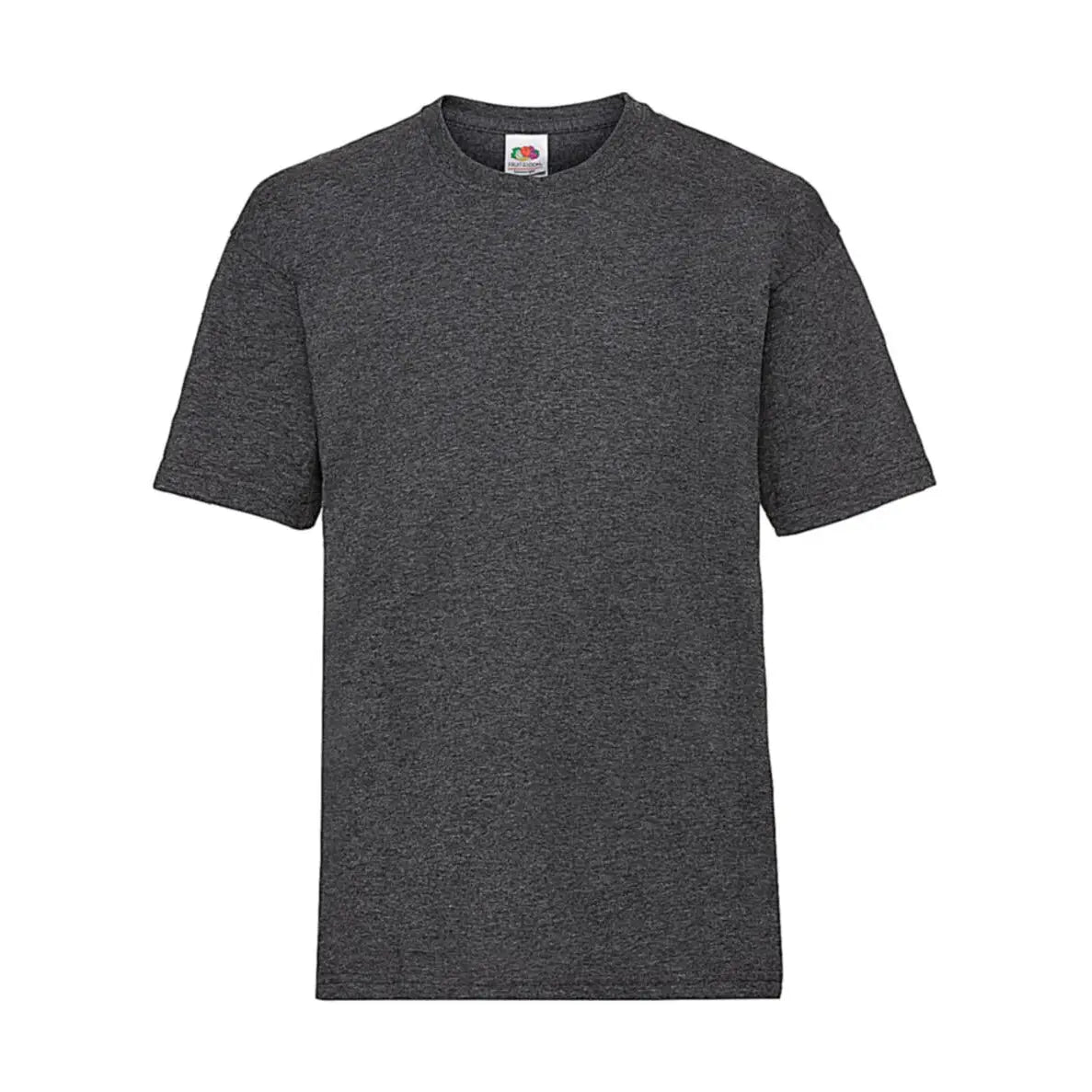 Fruit of the Loom Lasten Laadukas T-Paita - Harmaa (Dark Heather Grey) / 104 (3-4) - Yritystekstiilit