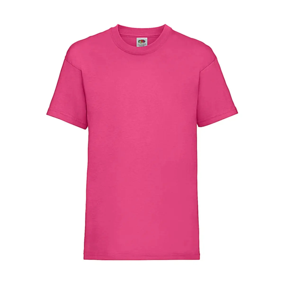 Fruit of the Loom Lasten Laadukas T-Paita - Punainen (Fuchsia) / 104 (3-4) - Yritystekstiilit